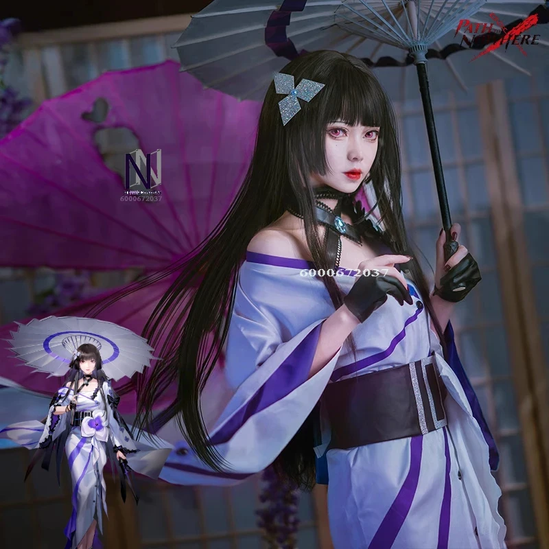 

Top Game Path To Nowhere Sumire Cosplay Costume Anime Clothes Kimono Design Full Set Role Play Halloween Party Comic Lovx,3;b'2.