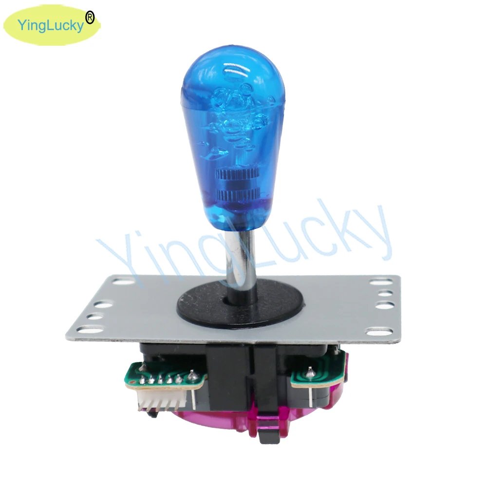 New Arcade Crystal Joystick 5pin 4/8 Way with Sanwa Crystal Ball Head Stick Gaming Controller Joystick Gate for Arcade Machines