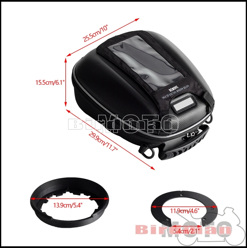 For Yamaha MT-09 Tracer 900/GT FZ-09 FJ-09 2014-2022 Fuel Tank Saddle Bag Waterproof Ring Mount Saddlebag Motorcycle Accessories