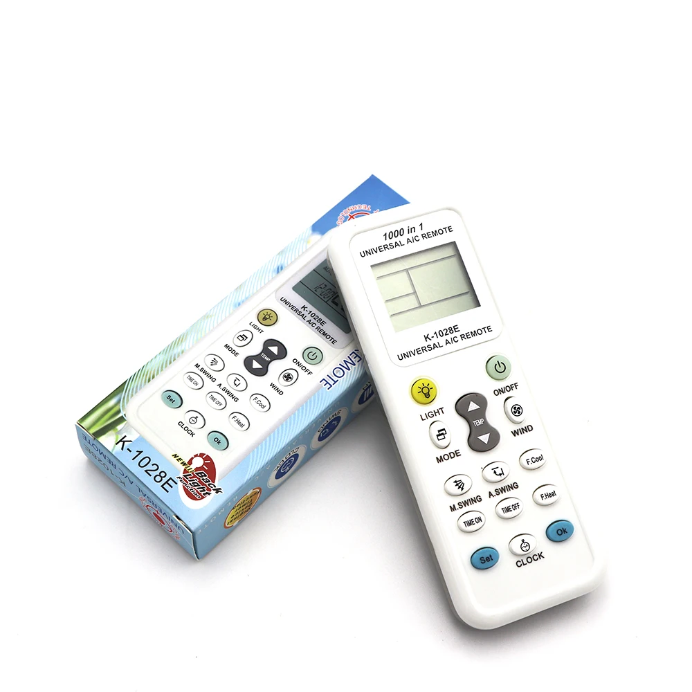 Universal AC LCD Remote Control K-1028E 1028E 1000 in 1 for air conditioner Low Power Consumption Remote Control Controller