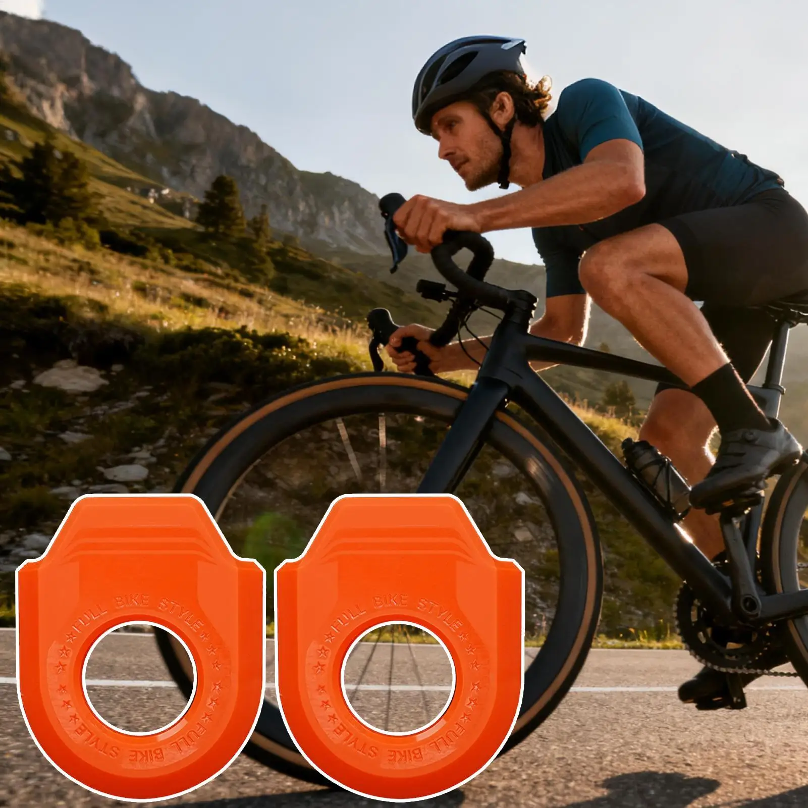 

Защитные чехлы для велосипедных шатунов, эластичный рукав для предотвращения столкновений, защитный чехол для велосипедного шатуна для горной дороги, города, езды на велосипеде на открытом воздухе