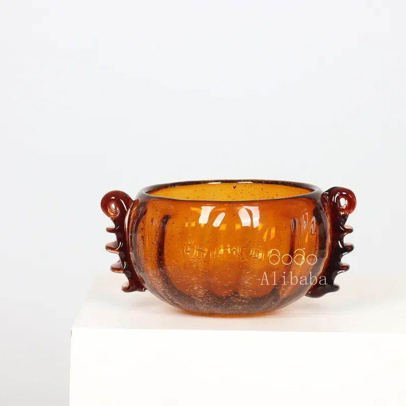 Vintage Brown Glazed Ceramic Vase Medieval Style Bubble Texture Home Decor Art Ornament for Living Room Entrance French