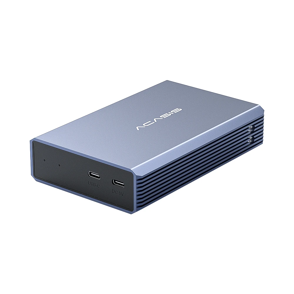 Acasis 2,5-Zoll-Festplattengehäuse Dual-Bay-Gehäuse für externe Festplatten gehäuse HDD-SSD-Gehäuse RAID-Array Typ C 2,5 "Disk-Array-Gehäuse – Detail 9