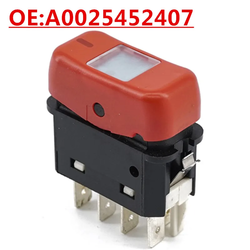 

OE:A0025452407 Suitable for Mercedes-Benz truck hazard warning light double flash emergency switch alarm light button switch