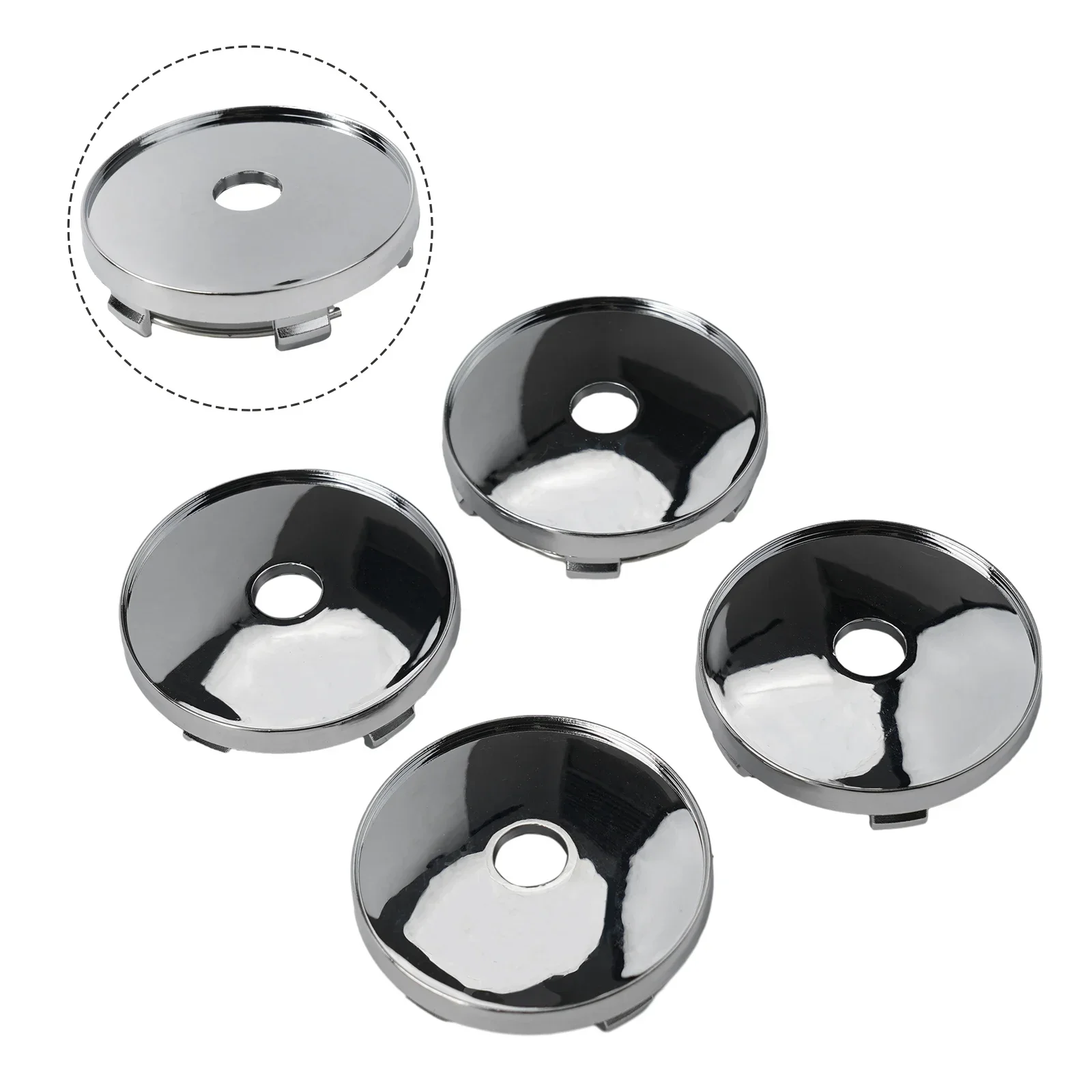 4pcs Car Wheel Center Cap Car Wheel Center Cap Car Rims Center Hub Universal Silver Brand New Car Spare Parts New Style