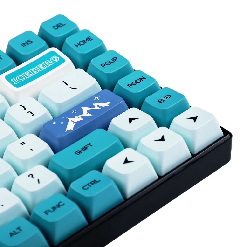 Teclas Iceberg para teclado TKL GK61 64 68 75 87 96 145 GMMK MX, 104