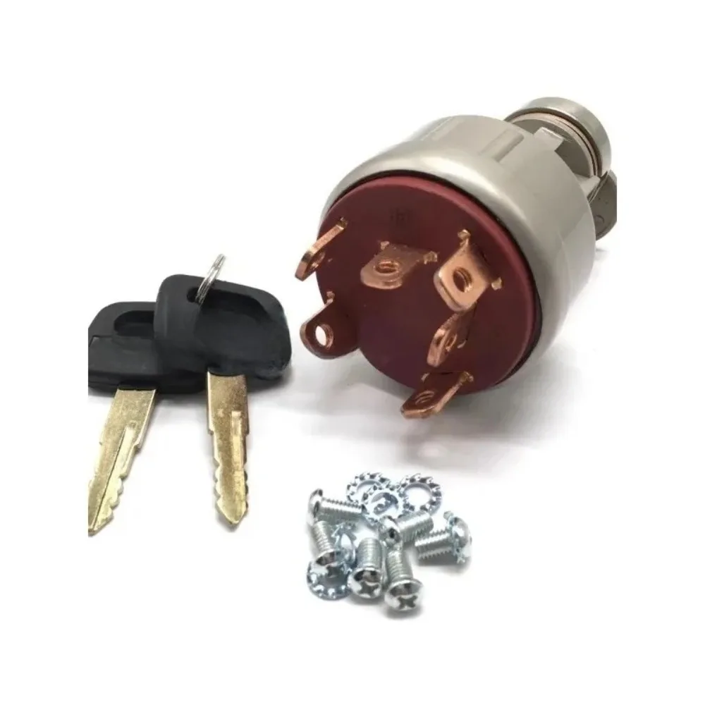 Brand New Ignition Switch Lock Cylinder Key for Komatsu Excavator PC60 120 200 220-5 6 7