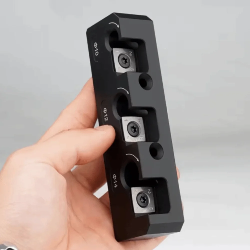 

Удобный в использовании вспомогательный инструмент для поиска отверстий, круглый стержень для деревообработки, дюбель 10-14 мм, шаблон для дюбельных соединений, для обработки мягкой древесины