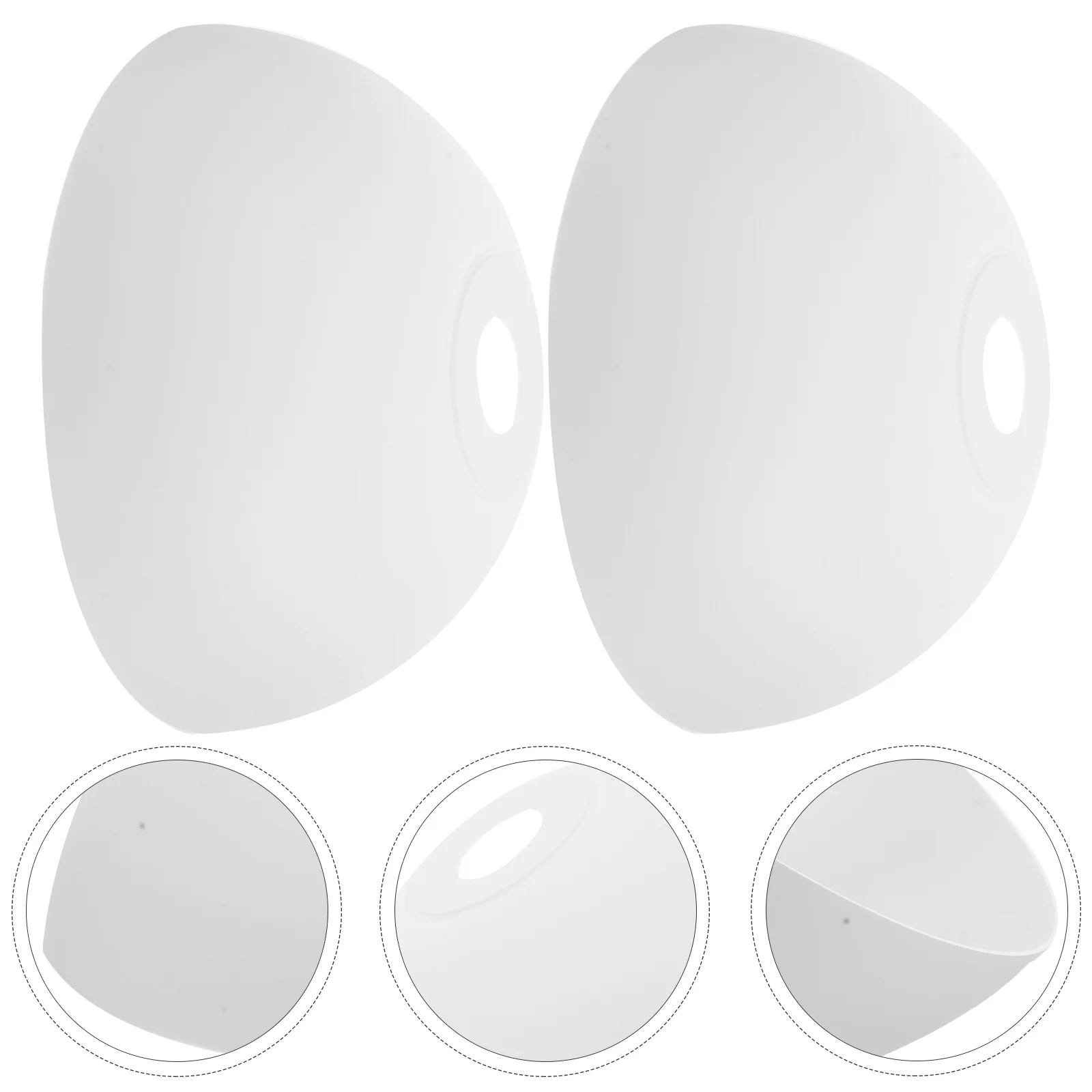 

2 Pcs Desk Lamp Plastic Lampshade Baby Small Ceiling Fan Shades for Table Simple