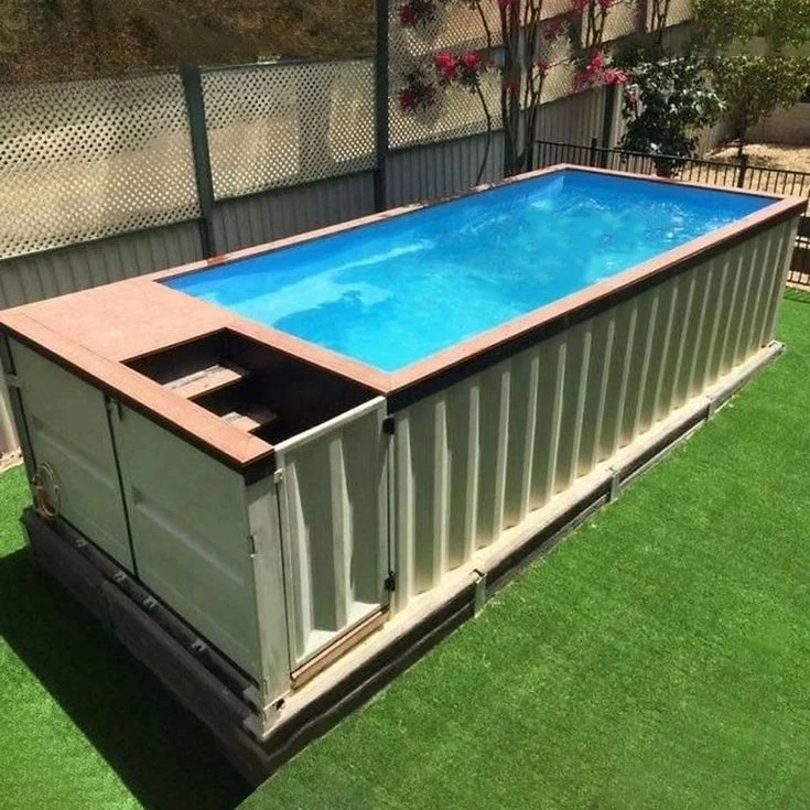 20ft 40ft Outdoor Swimming Pool Container