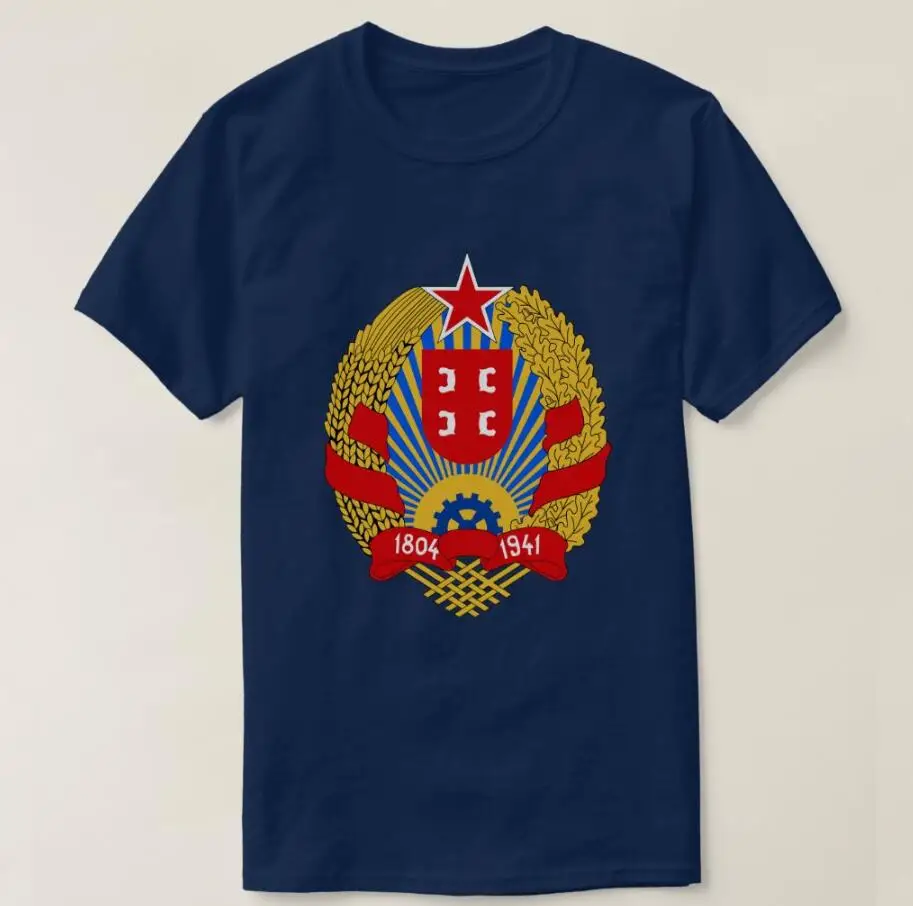 Socialist Republic of Serbia Men T-Shirt Short Sleeve Casual 100% Cotton O-Neck Summer Men Clothing