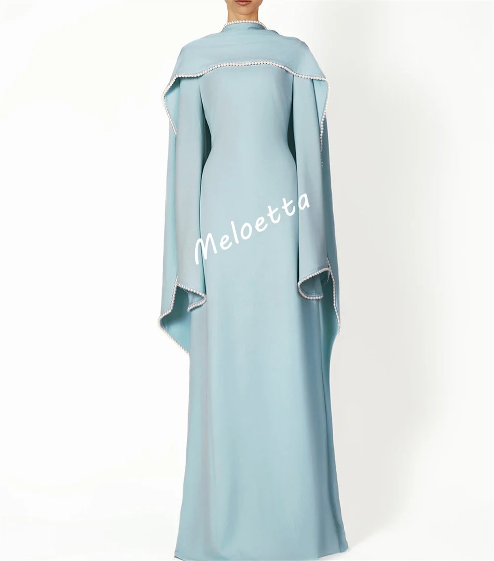 Personalizado glitter beading mangas compridas a linha vestidos longos vestidos de noite femininos sob medida ocasião baile de formatura elegante vestido de festa