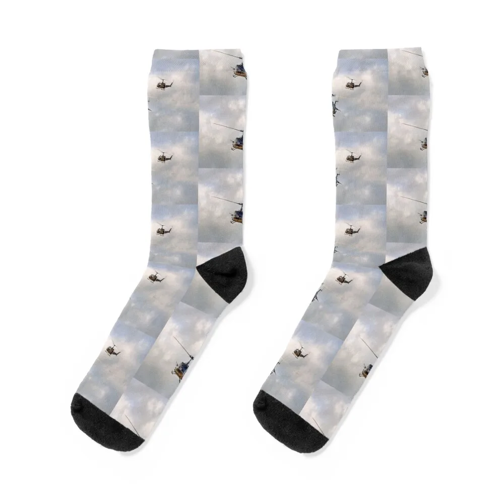 

Bell UH-1 Iroquois Helicopters - (A Pair of Hueys) Socks halloween sports and leisure Socks Women Men's