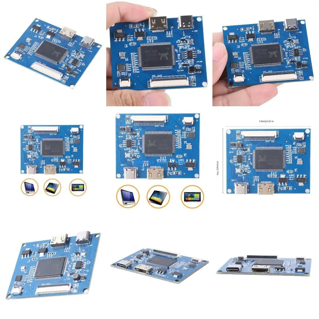 

C7AB Плата драйвера ЖК -экрана модуль модуля модуля 40pin 1CH Модуль дисплея Поддержка GT911/913/928/9110