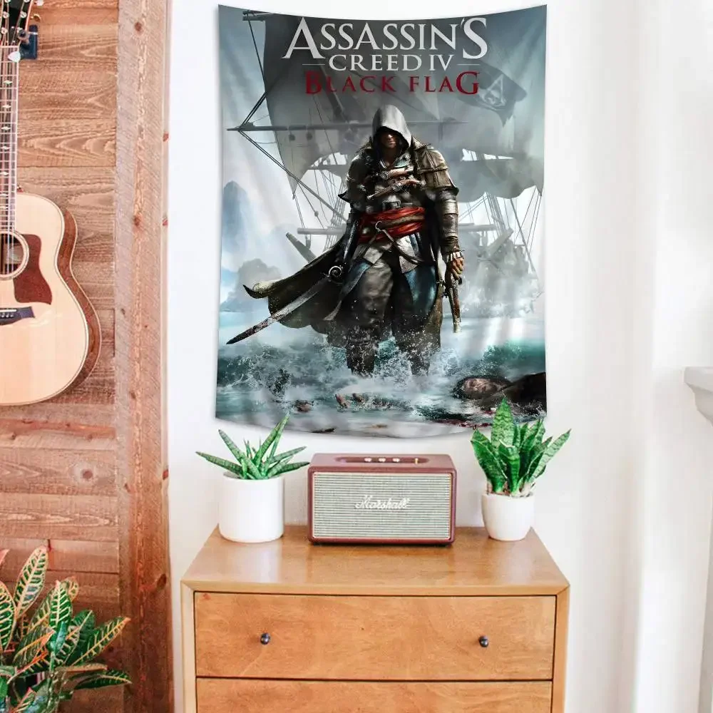 لعبة A-القاتل-S-Creed الكلاسيكية قماش مزخرف جداري ديكور المنزل الهبي البوهيمي الديكور العرافة INS ديكور المنزل #6
