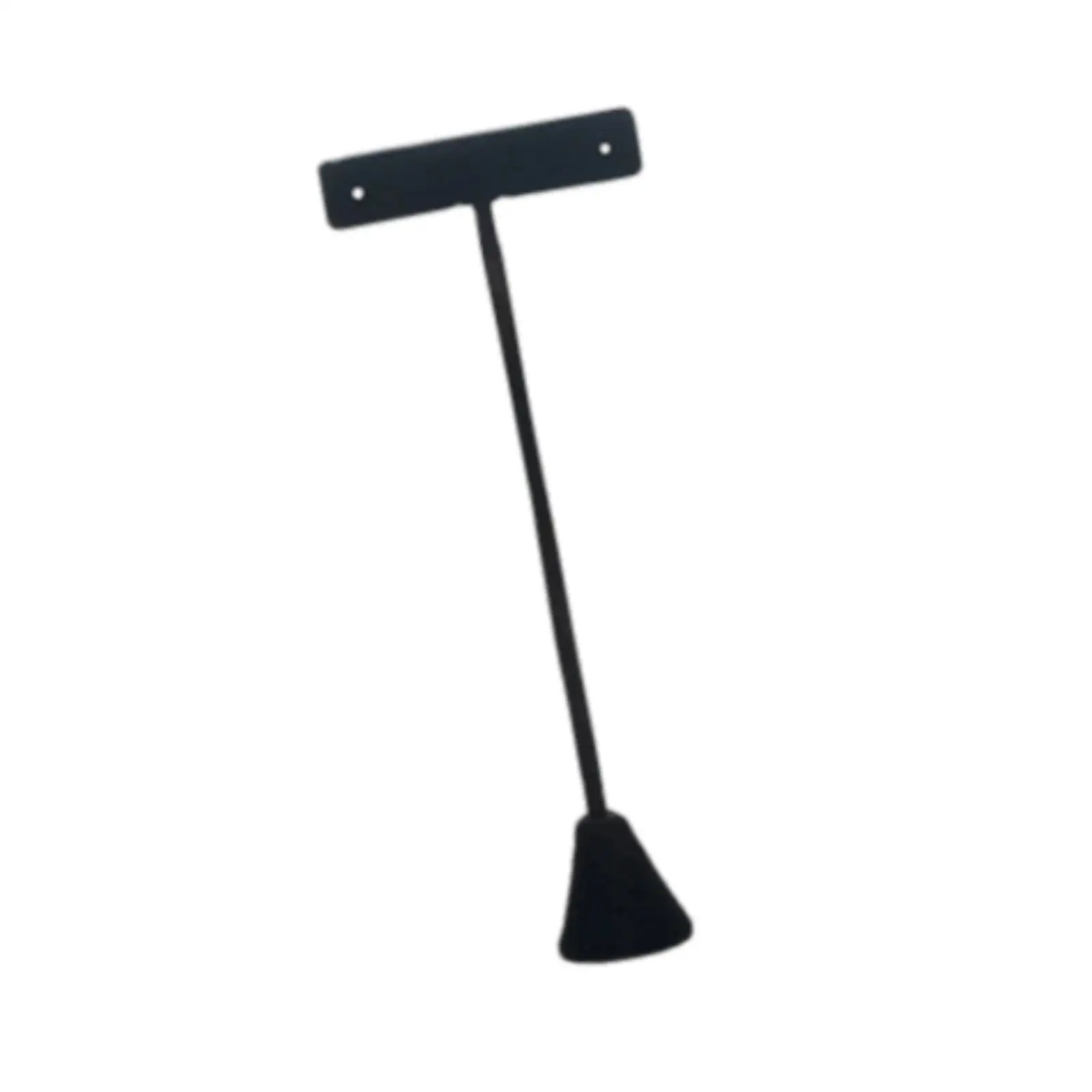 Portable Velvet Earring Organizer Stand Jewelry Display Holder Iron Flocking Earring Display Stand for Store Exhibition