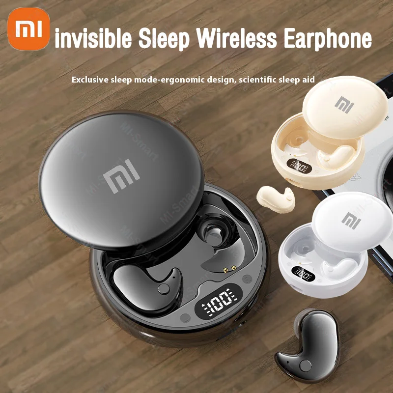 سماعات Xiaomi Y36 Sleep Mini غير المرئية مع ميكروفون سماعات رأس ستيريو رياضية بلوتوث 5.3 Ipx5 سماعات لاسلكية مقاومة للماء