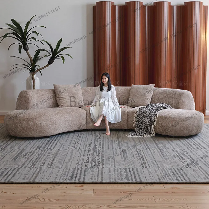 XX.Nordic Curved Living Room Sofas Lounge Recliner Lazy Futon Modern Accent Sofas Couch Garden Relaxing Muebles Salon Furniture