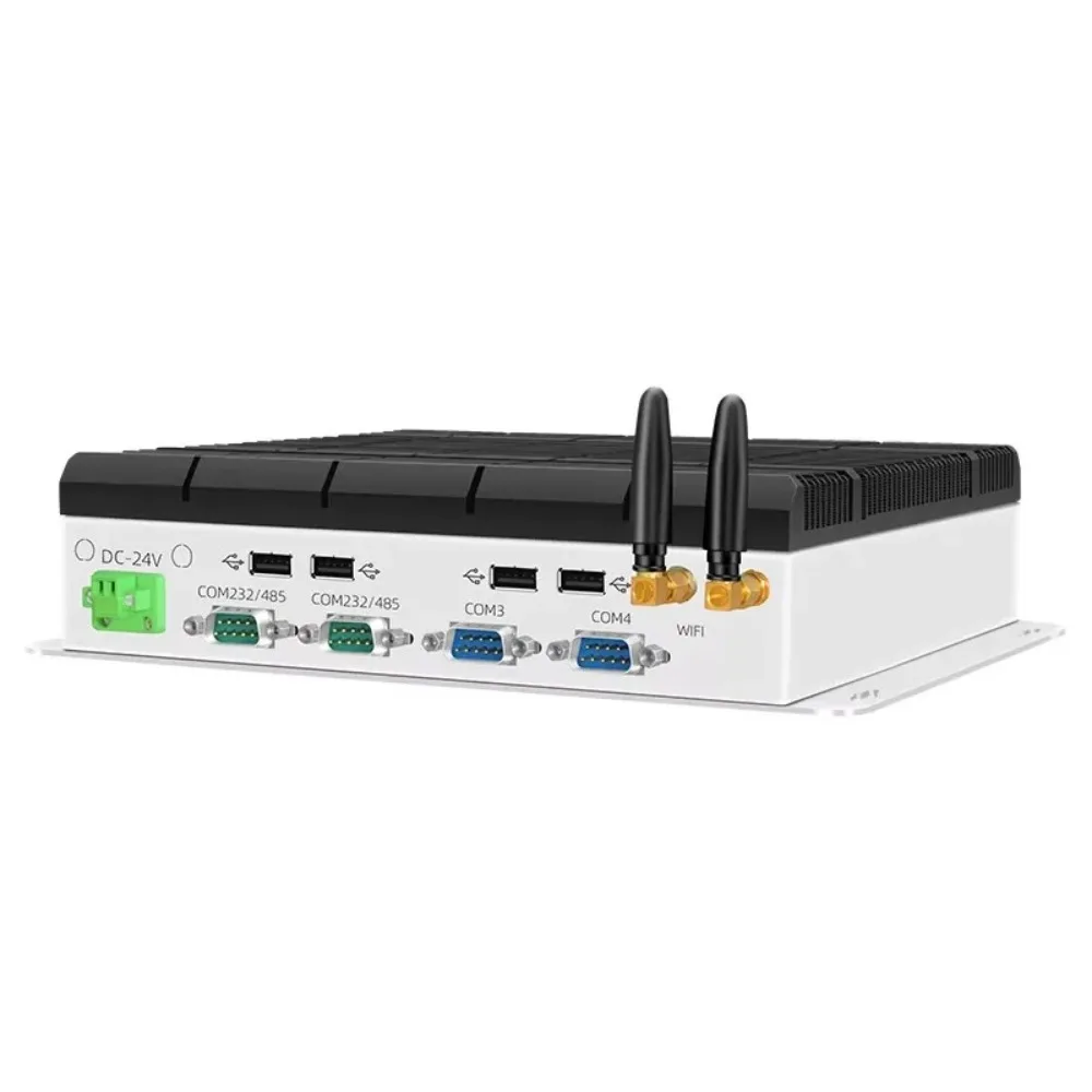 8th/10th/11th Gen Core i3, i5, i7 fanless desktop mini PC X86 embedded industrial dual network card mini PC