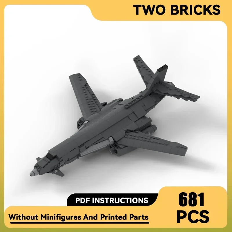 Military Fighter Model Moc Building Bricks B1 Lancer bomber Technology Modular Blocks Gifts Christmas Toys DIY Sets Assembly