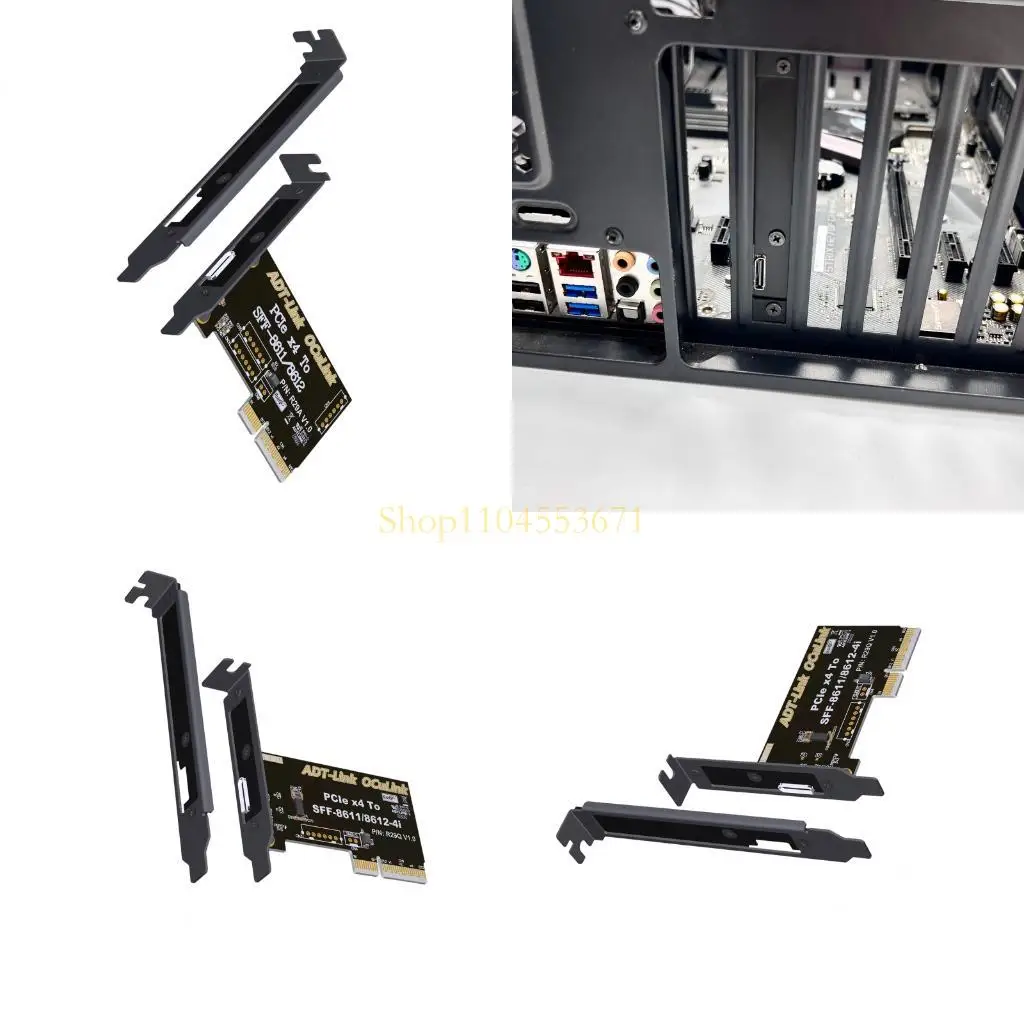 

Best Seller SFF-8611 SFF-8612 to PCIe Adapter Card Data Transfer Expansion Card for PC