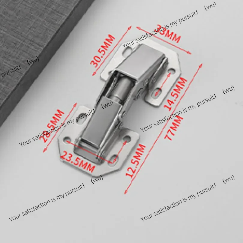 2/4/10 PCS 90 Degree Cabinet Hinge Hole Hydraulic Buffer Hinge, Furniture Hardware