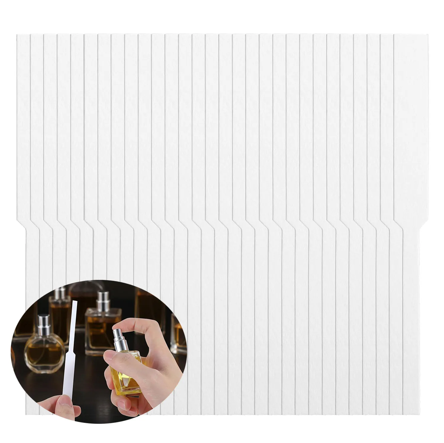 Bulk 100/200Pcs Scent Test Strips Perfume Sample Papers Beauty Enthusiasts, Fragrance Collection Testing, Store Displays TMZ