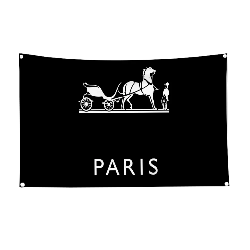 Laumans Luxury brand patterned carriage flag banner