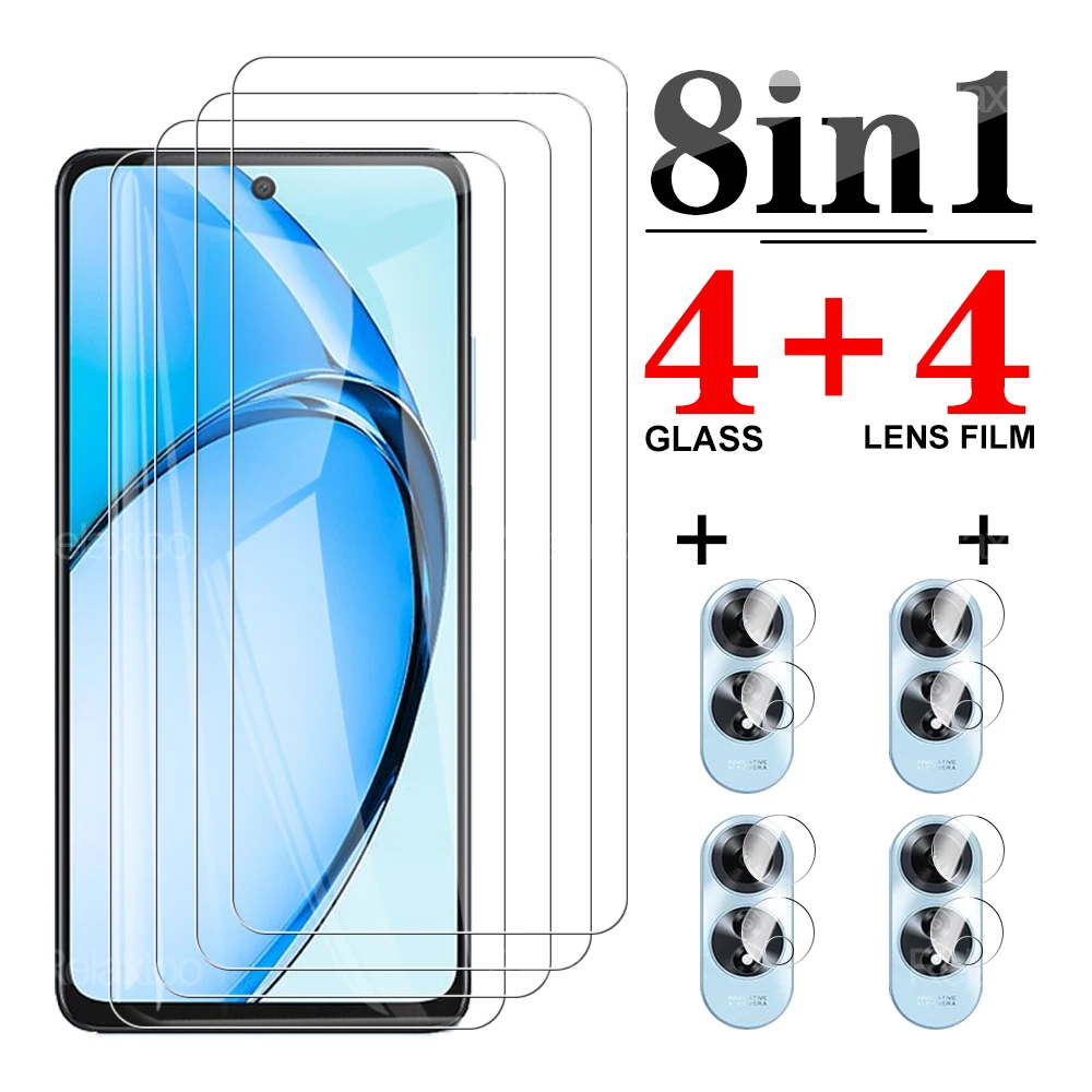 8in1 screen protector For Oppo A60 6.67inch 5G 2024 Clear Tempered Glass camera film For OppoA60 A 60 60a oppoa60 Tempered Film