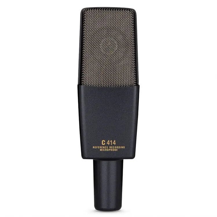 BAIFEILI Professional Studio Microphone C-414 34mm Large Diaphragm Portable Smart Mic Kids Church Performance Sound Card