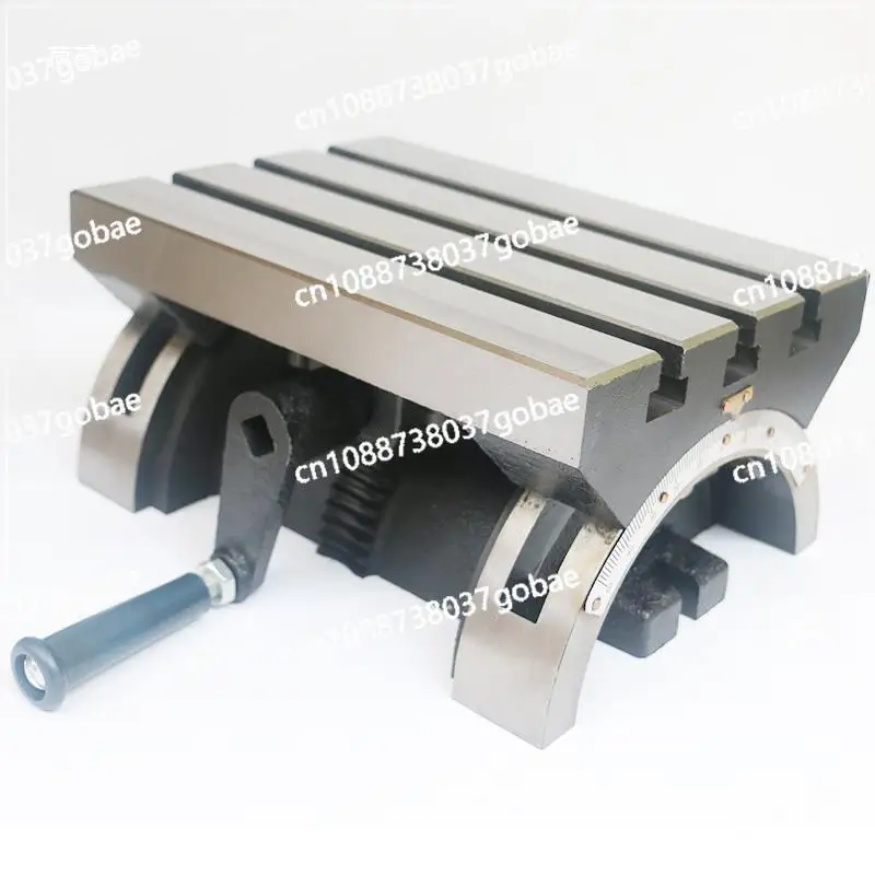 Adjustable angle tilting milling machine table 15 inches
