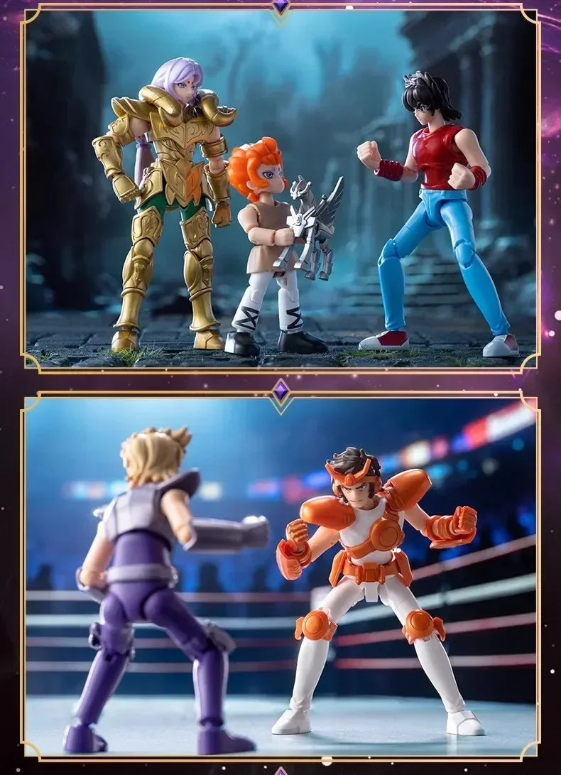 BLOKEES Saint Seiya Champion Class Aries Shion Surplice Bewegliches Montagemodell Anime Actionfigur Sammlerstück Spielzeug – Detail 19