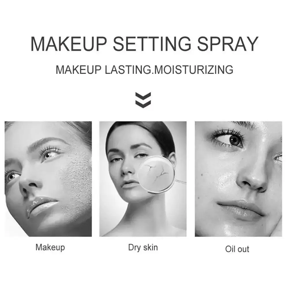 100ml Makeup Setting Spray Long Lasting Foundation Moisturizing Natural Oil Fixer Fixer Spray Refreshing Quick Matte Contro N4J7