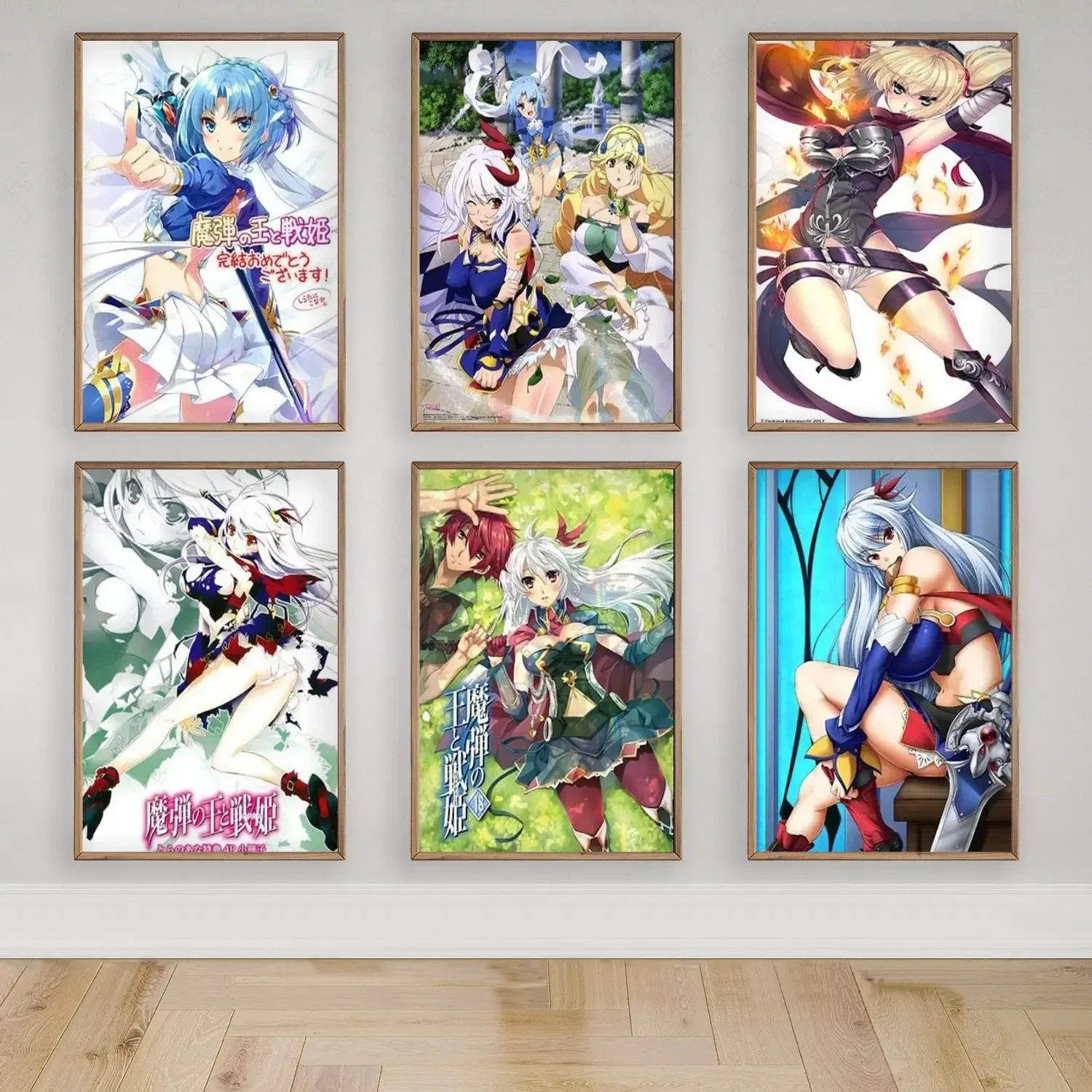 lord marksman and vanadis anime Poster Prints Wall Art Canvas Painting Poster For Modern Family Living Room Home Decor