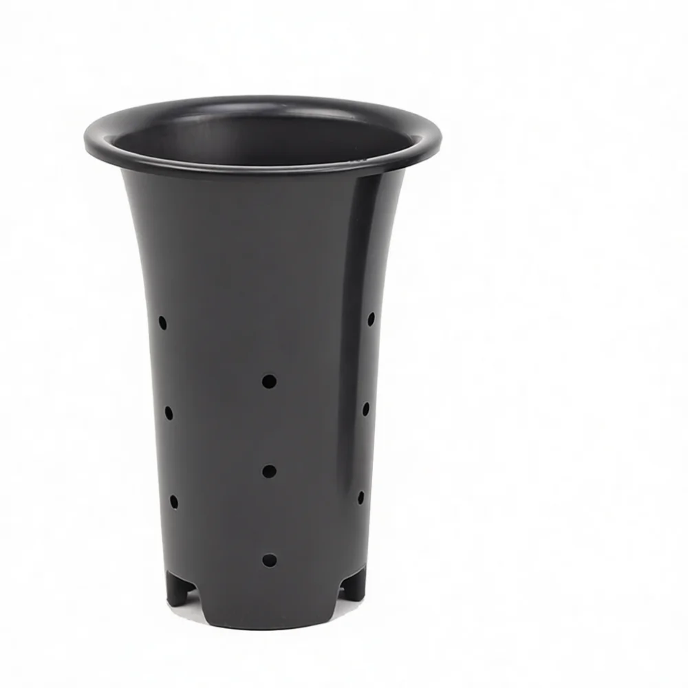 Decorative Plastic Orchid Pot Tall Breathable Nursery Planter Thickened Durable Design For Home Kitchen Balcony Greenery