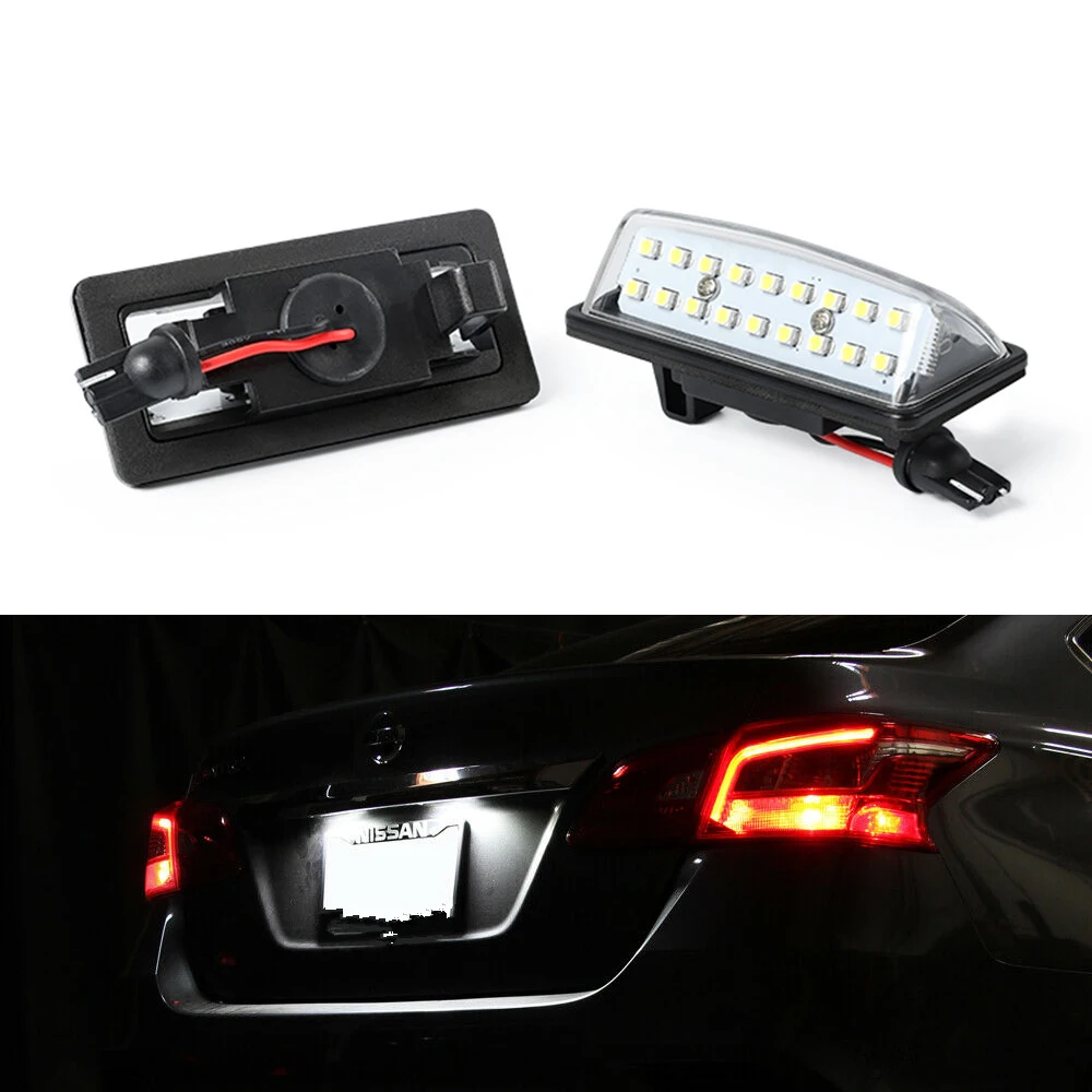 

6000k 12V 3W Super White Car LED License number Plate Light For Infiniti QX56 QX80 2011-2021 For Infiniti JX35 QX60 2013-2021