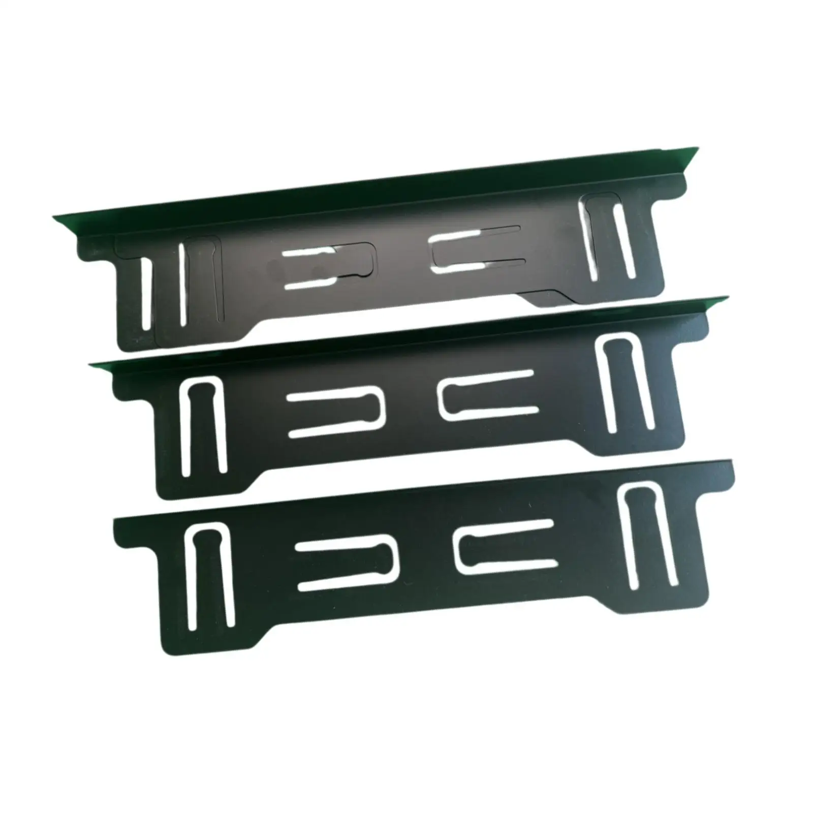 4 Pieces Stovetop Covers Stovetop Seam Cover Heat Resistant Stainless Steel Cabinet Space Filler for Restaurant Hotel