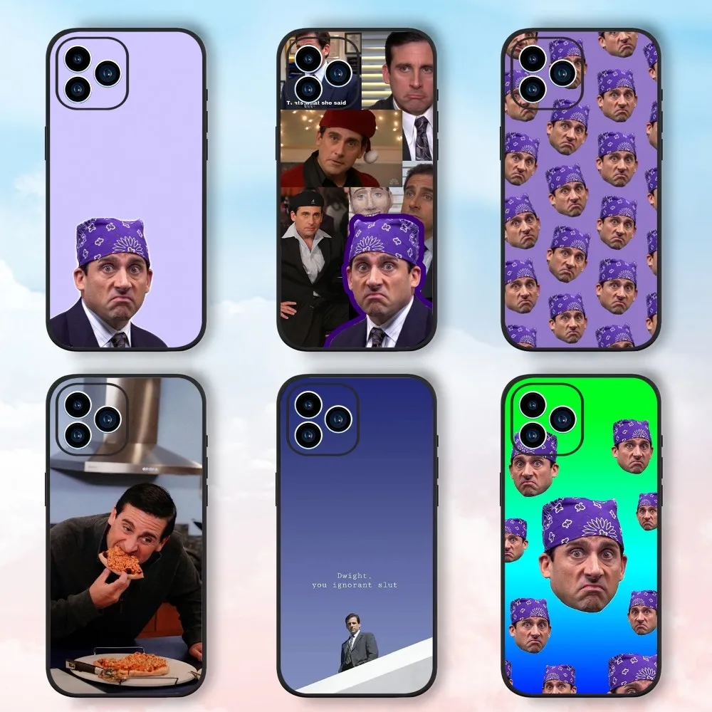 Michael Scott The Office TV Phone Case For Samsung Galaxy S24 S23 S22 S21 S20 FE S10 S9 S10E Plus Ultra Lite 5G Black Phone Case