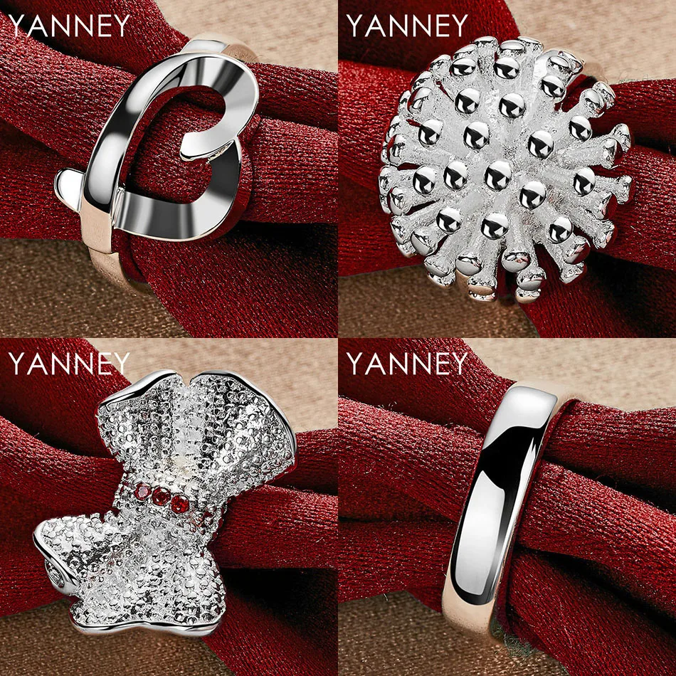 

Simple 925 sterling silver 7/8/9/10 exquisite heart-shaped sea urchin ring women's gift accessories party jewelry wedding