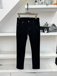 2024 DIKU JINGNew arrival, thin style, pure color denim fabric, yarn-dyed trousers are mainly promoted in the counter every year