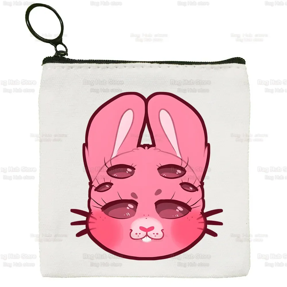 Porte-monnaie en toile Melanie Martinez pour femme, porte-clés de dessin animé mignon, sac de rangement pour pièces de monnaie, chanteur, musique