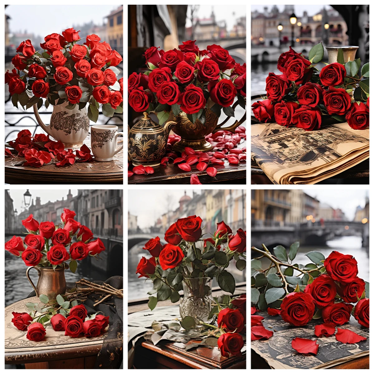 

Пазл из 500/1000 деталей, пазл с розами, развивающая игрушка для детей, детские игры, рождественский подарок