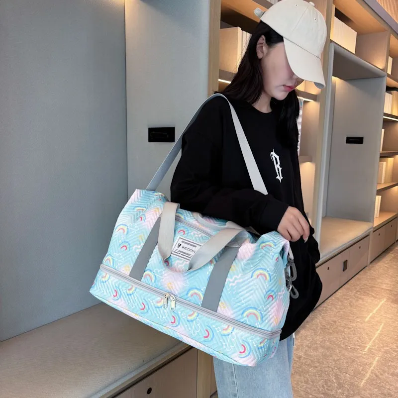 Borsone da viaggio borsa da viaggio per bagagli da donna 2024 borse da viaggio di personalità di alta qualità di nuova moda stile Versatile colori multipli