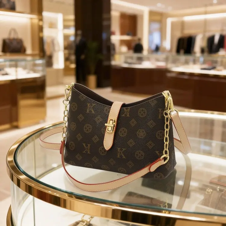 

Popular Classic Elegant Classic Designer Paris High-end Leather Women Luxury Tote Casual Simple Vintage Trendy Design Diaper Bag