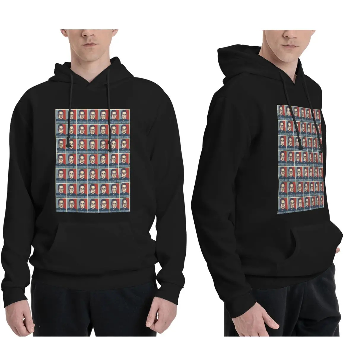 سيئة السمعة RBG روث بدر جينسبيرغ هوديس الرجال النساء بلوزة كاجوال البلوز موضة كم طويل مقنع الخريف الشتاء #2