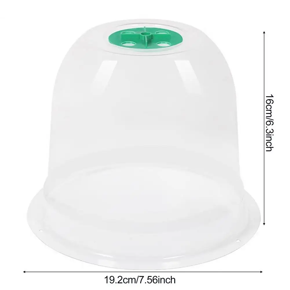 Garden Plant Cloches Cover Reusable Plant Growth Snails/Weather Influences Plant Protection Cover Dome