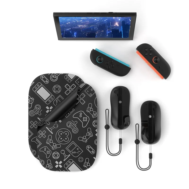【ラストチャンス！】2 個ゲーミングコントローラーマウスパッドキット人間工学に基づいたポータブルマウスハンドルスタンドホルダー Nintendo Switch 2 ゲームコントロール用