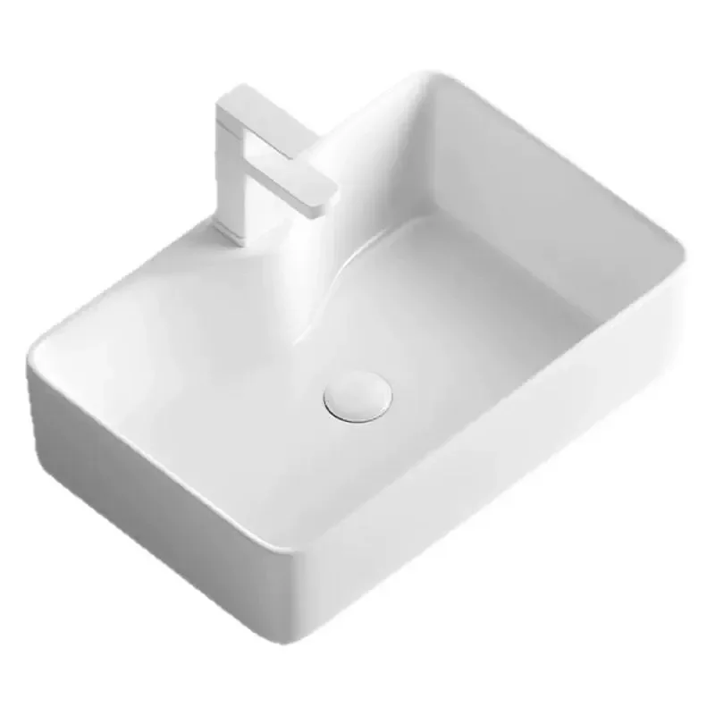 Large Deep Ceramic Vessel Sink Anti Splash Bathroom Vanity Basin Balcony Laundry Wash Hand Basin Household