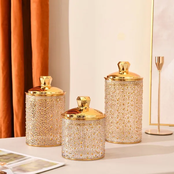 

HYS Storage Jar Clear Plastic Household Kitchen Food Storage Jar Tangerine Peel Coffee Tea Moisture Proof Sealed Jar