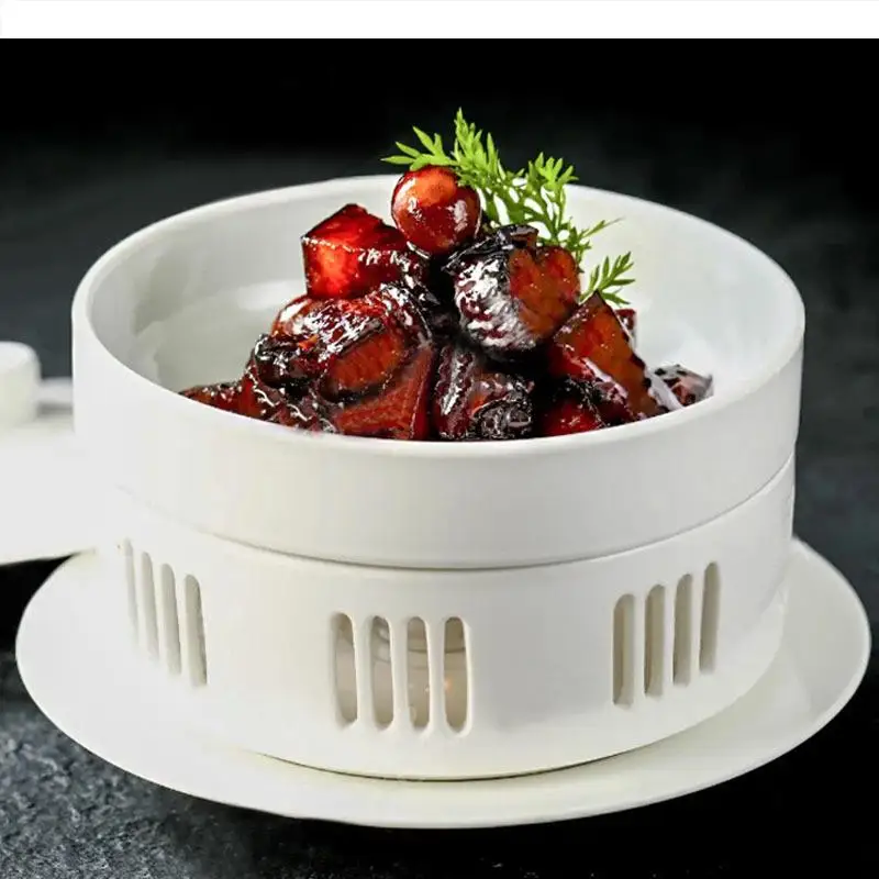 

Ceramic Tableware Dinner Plate Heating Furnace Dishes Restaurant Featured Disk Hot Dish Can Be Heated Decorated